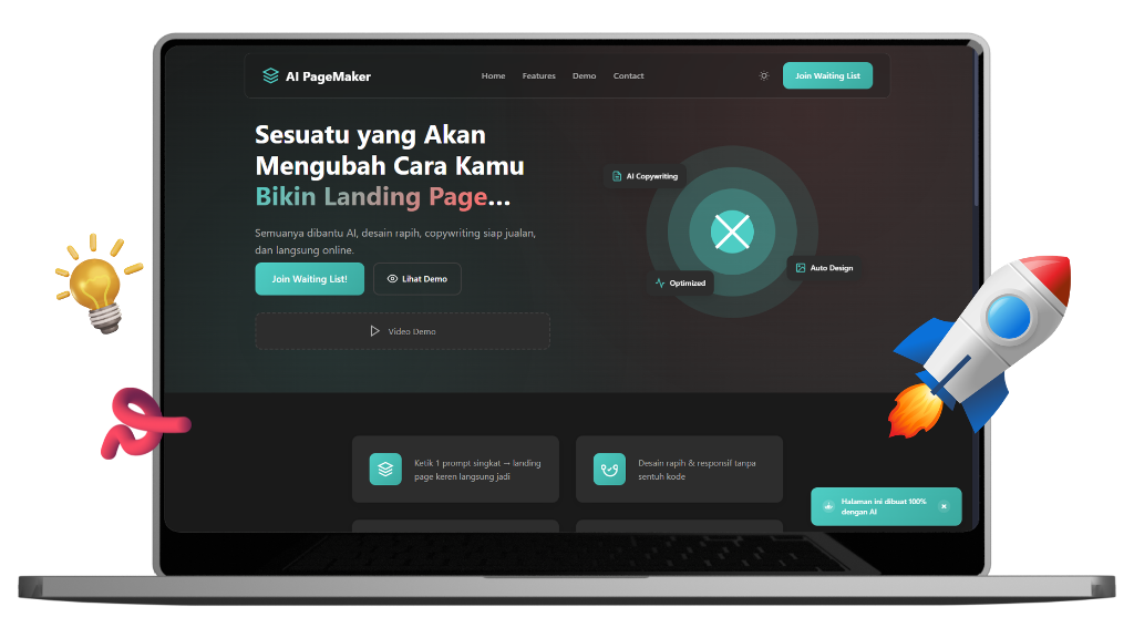 AI PageMaker Pro Mockup